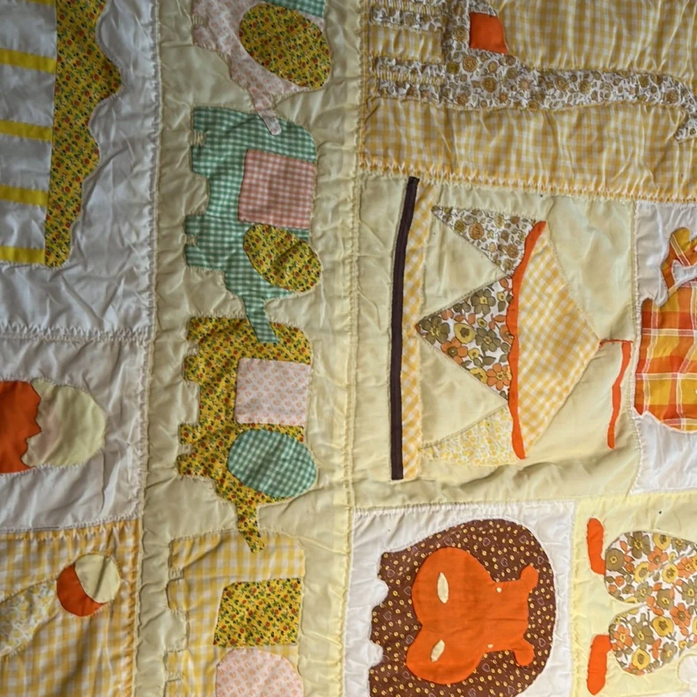 Handmade Baby Quilted Blanket - Picture 8 of 14